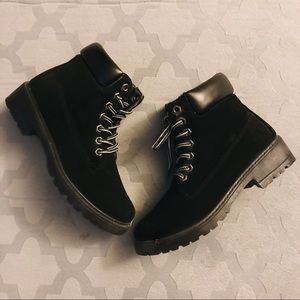 Black Combat Boots